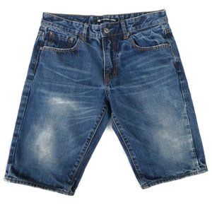 32x12 G Star Raw Shorts Bermuda Original Denim Medium Blue Wash Sandblasted